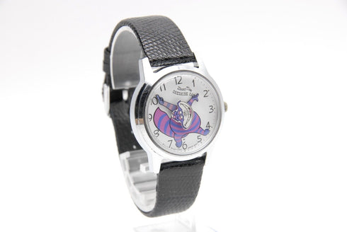 【 EXC+4 】 Seiko Disney Time 5000-8000 CHESIRE CAT Hand Winding Watch from JAPAN